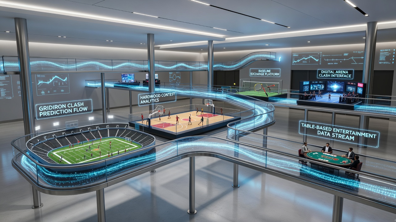 Financial rail systems connecting multi-sport and casino prediction platforms