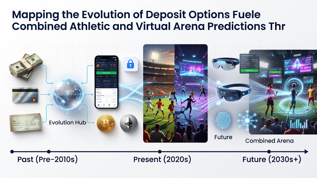 Mobile platforms displaying integrated athletic and virtual prediction interfaces with deposit options